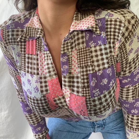 AUTHENTIC 70s Vintage Top - Picture 2 of 4